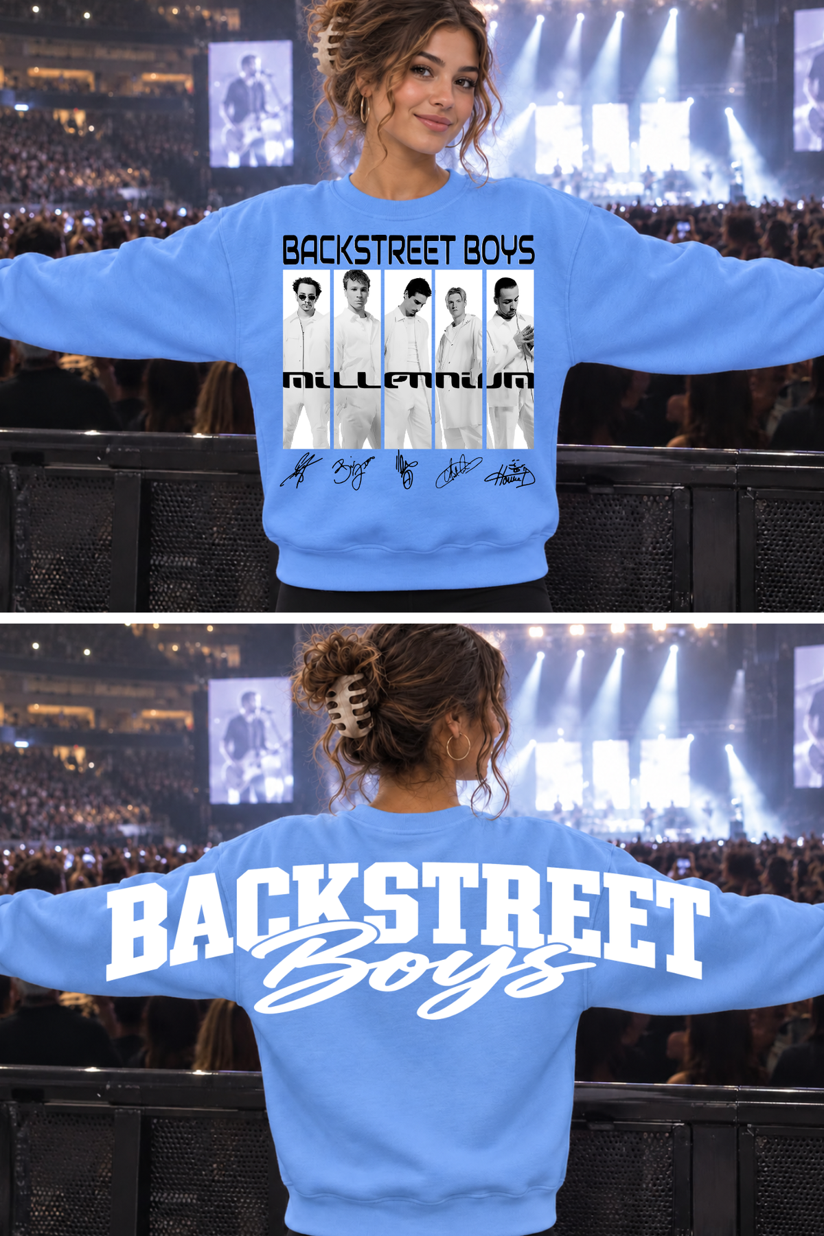 The BSB Crewneck Collection FRONT/BACK
