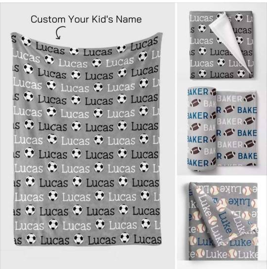 Custom Name Blanket - PRE ORDER